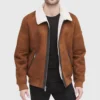 Men's Shearling Bomber Jacket