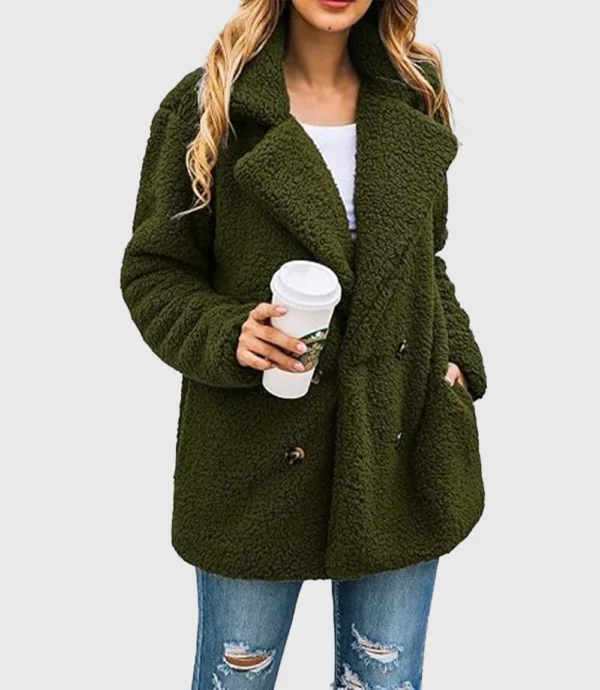 Women's Oversized Faux Fur Sherpa Coat