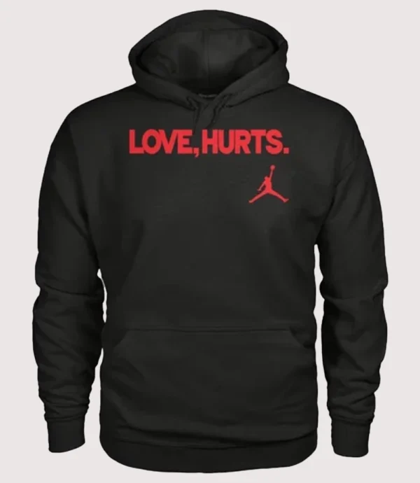 Jalen Hurts Jordan Love Hurts Black Hoodie