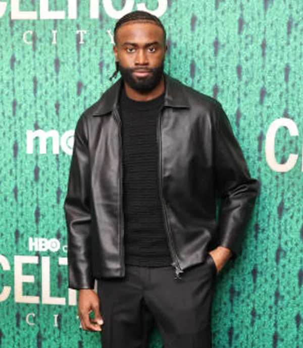 Jaylen Brown Leather Jacket