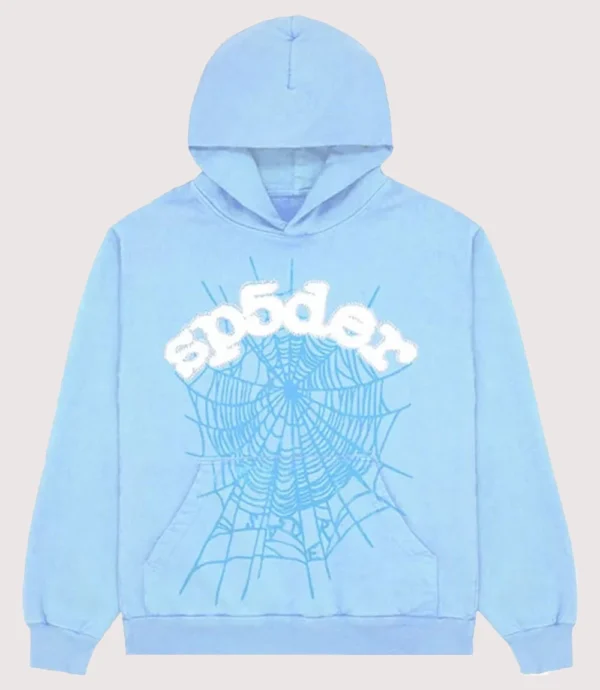 Sp5der Hoodie Blue