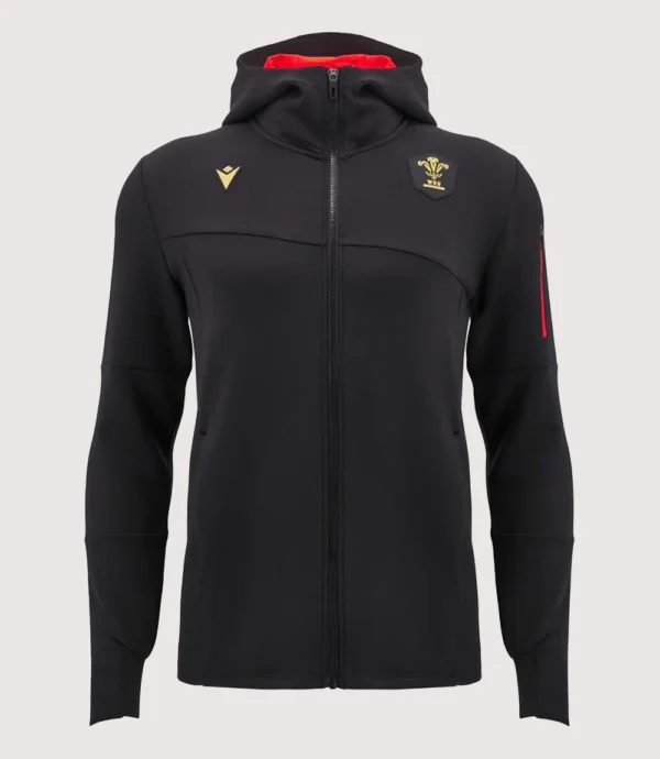 2025 Matt Sherratt Macron Wales Rugby Hoodie