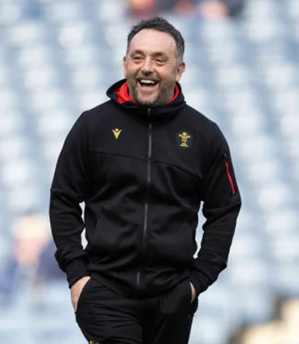 Matt Sherratt 2025 Macron Wales Rugby Hoodie