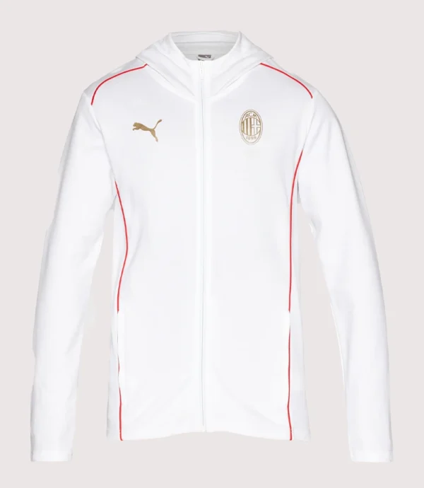 AC MILAN Casuals Hooded White Jacket
