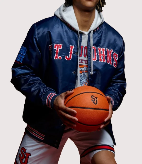 St Johns Big East Basketball Blue Starter Jacket