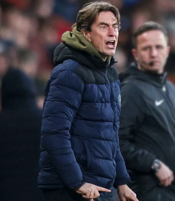 Brentford Thomas Frank Blue And Black Puffer Jacket