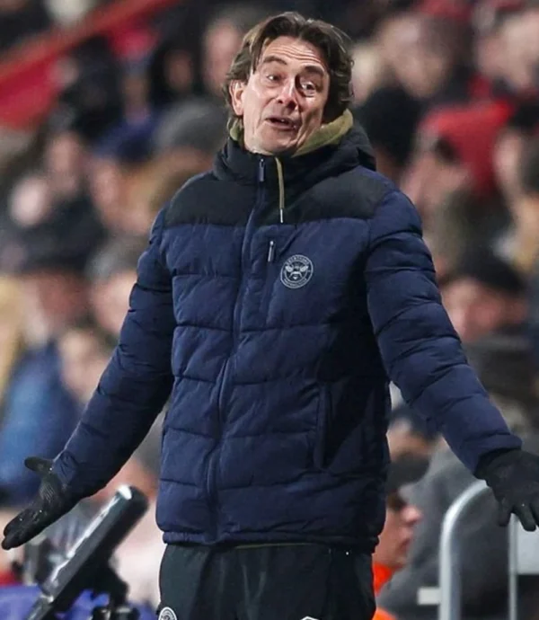 FC Brentford Thomas Frank Puffer Jacket