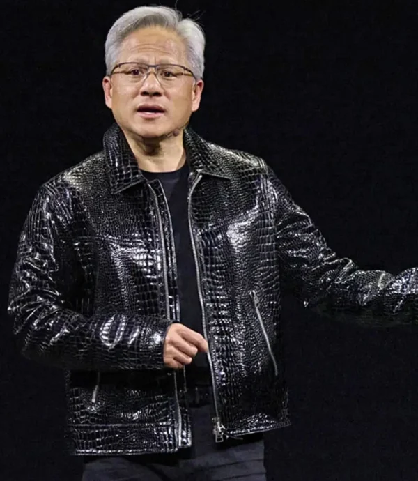 CES 2025 Jensen Huang Leather Jacket