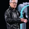 CES 2025 Jensen Huang Crocodile Leather Jacket