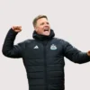 Eddie Howe Newcastle United Puffer Jacket Black