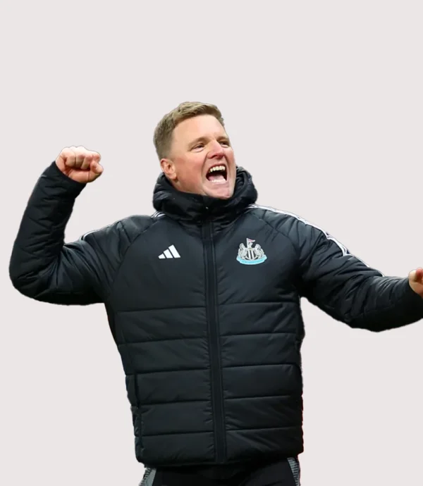 Eddie Howe Newcastle United Puffer Jacket Black
