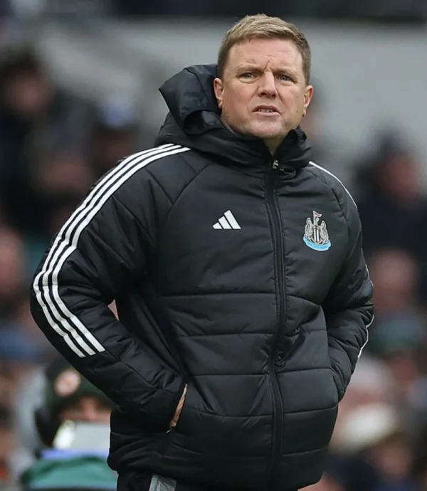 Eddie Howe Newcastle United Black Puffer Down Jacket