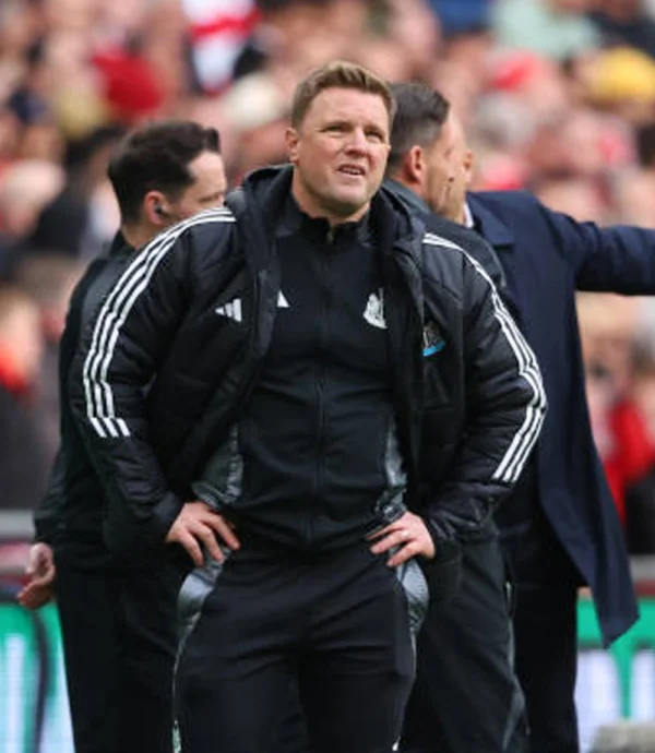 Eddie Howe Newcastle United Black Puffer Jacket