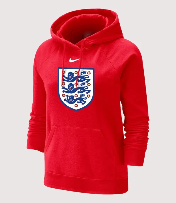 England National Team Red Fleece Hoodie