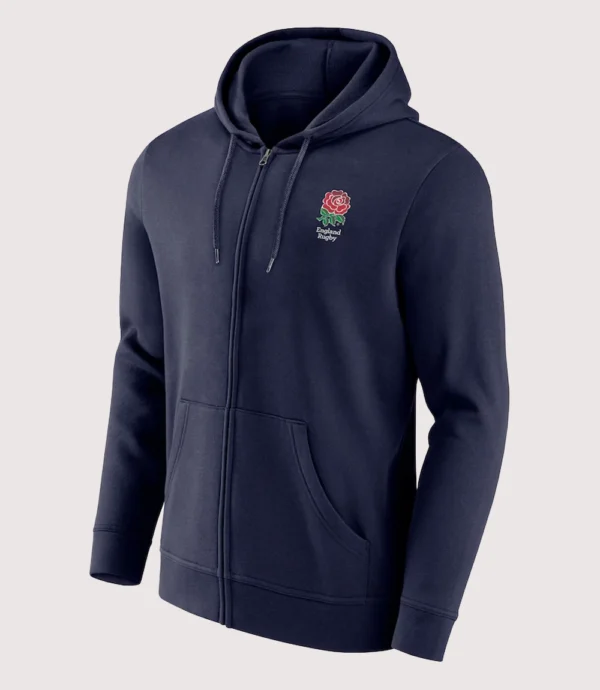 England Rugby Blue Hoodie