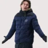 Brentford FC Thomas Frank Blue Puffer Jacket