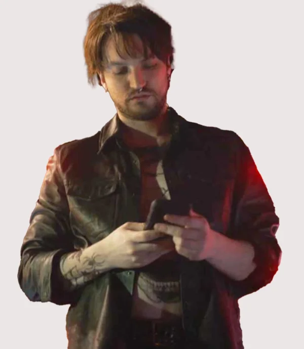 Richard Harmon Final Destination Bloodlines Erik Black Leather Jacket