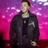 Jacoby Shaddix Performs Kia Forum Band Papa Roach Black Jacket