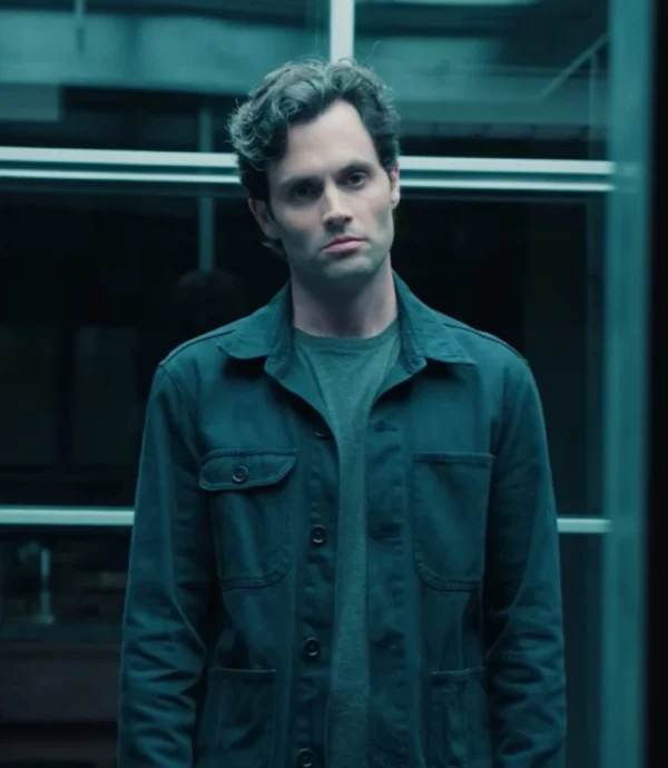 Penn Badgley You Season 05 Green Jacket