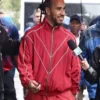 Lewis Hamilton Red Track Jacket