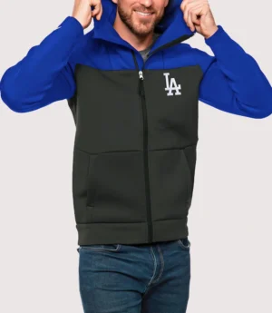 Los Angeles Dodgers Protect Hoodie Blue And Black