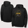 2025 Los Angeles Lakers Dri-FIT Spotlight Black Fleece Hoodie