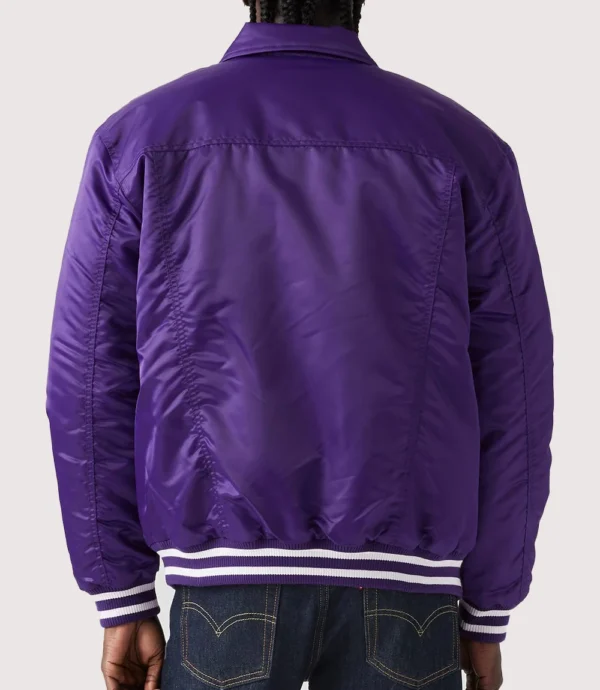 Los Angeles Lakers Trucker Starter Satin Jacket