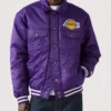 Los Angeles Lakers Purple Starter Satin Jacket