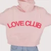 Love Club Pink Fleece Hoodie