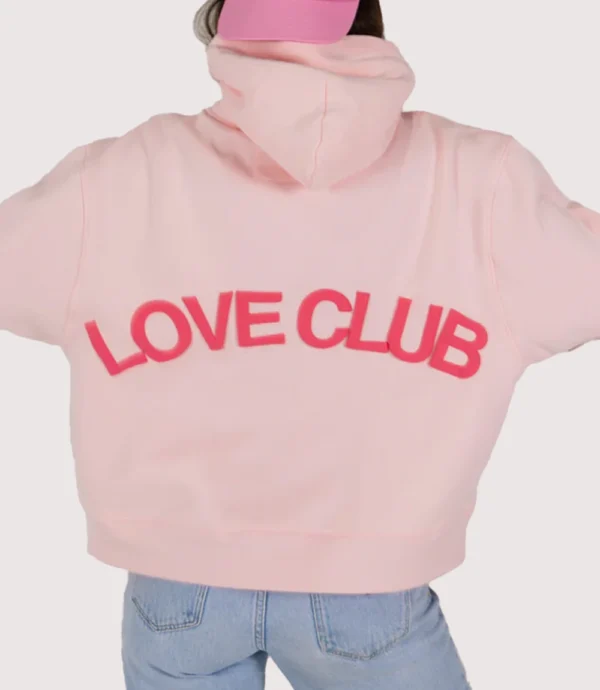 Love Club Pink Fleece Hoodie
