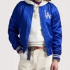 Tokyo Series Polo Ralph Lauren Dodgers Satin Blue Jacket