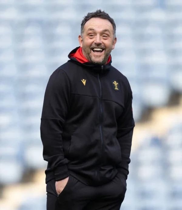 2025 Macron Wales Matt Sherratt Rugby Hoodie