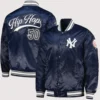 New York Yankees Starter Hip Hop 50 Live Locker Room Varsity Jacket