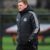 Eddie Howe Newcastle United Puffer Black Jacket