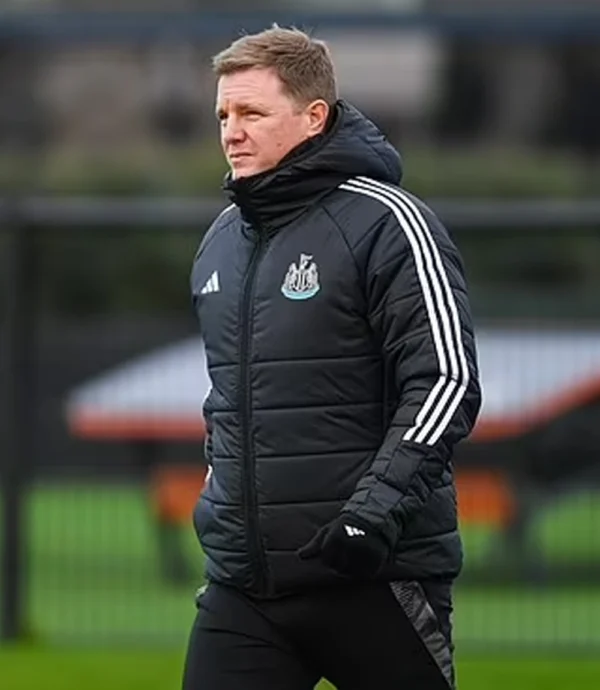 Eddie Howe Newcastle United Puffer Black Jacket