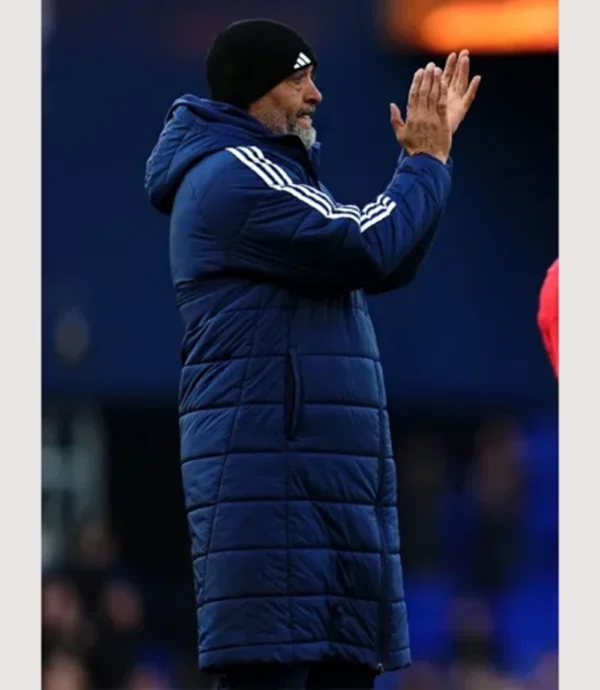 Nuno Espirito Santo Blue Puffer Coat
