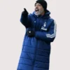 Nuno Espirito Santo Puffer Coat Blue