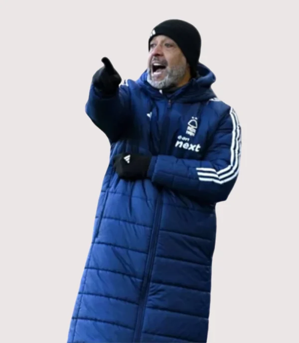 Nuno Espirito Santo Puffer Coat Blue