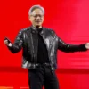 Nvidia CEO Jensen Huang Leather Jacket
