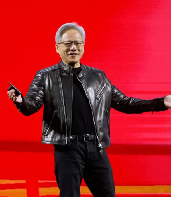 Nvidia CEO Jensen Huang Leather Jacket
