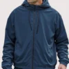 Nylon Windcheater Blue Jacket