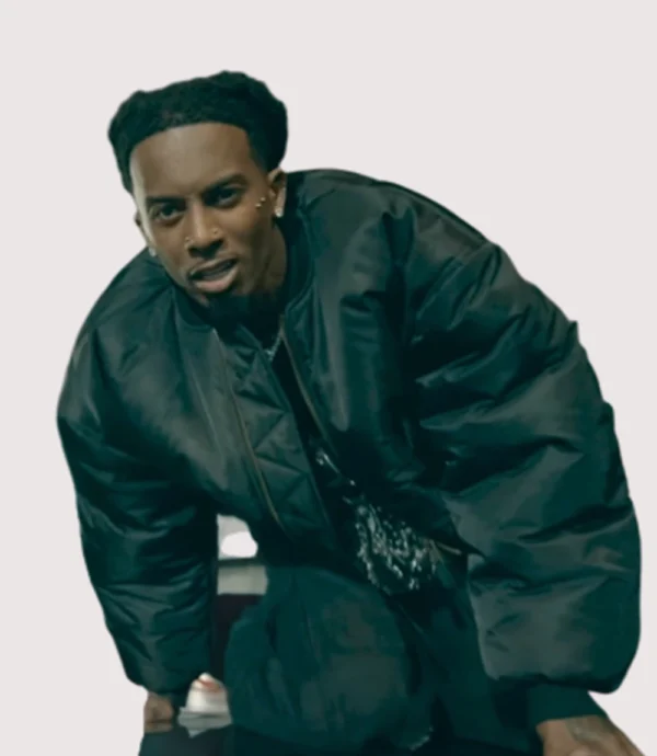 Playboi Carti FOMDJ Puffer Jacket Black