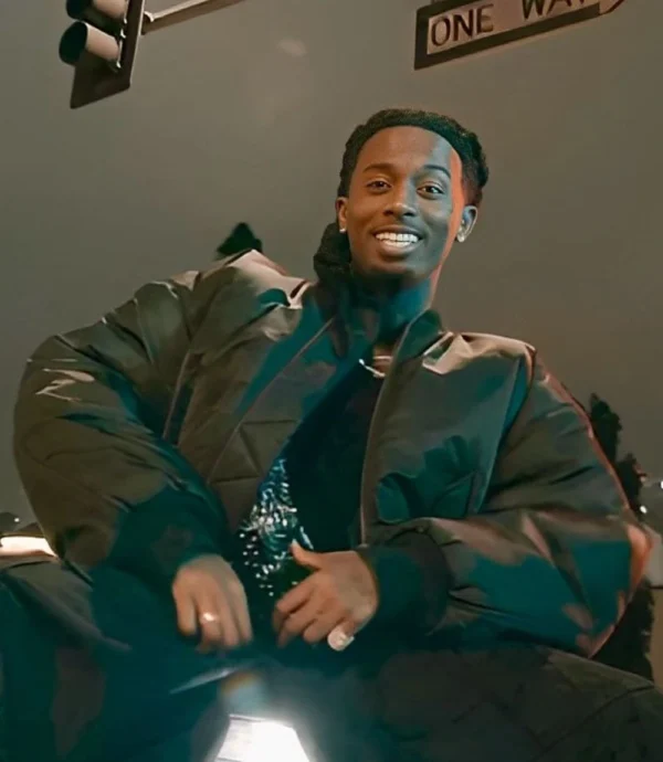 Playboi Carti FOMDJ Black Zip-up Puffer Jacket
