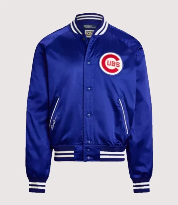 Polo Ralph Lauren Cubs Satin Varsity Jacket