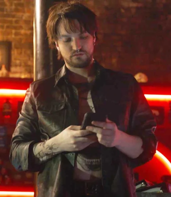 Final Destination Bloodlines Richard Harmon Black Leather Jacket
