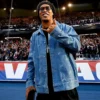 Ronaldinho Gaúcho UEFA Champions League Denim Jacket