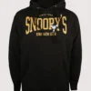 Snoopy Gym Black Fleece Hoodie