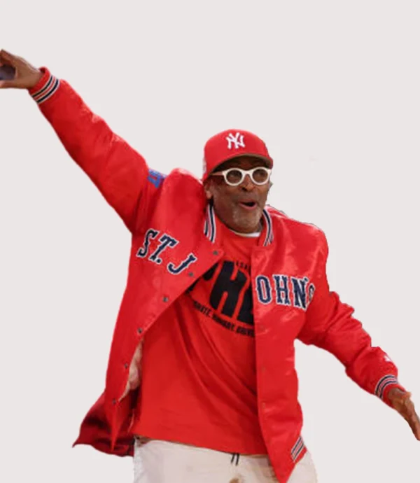 Spike Lee St John's Basketball Satin Starter Jacket Red