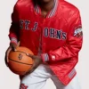 Spike Lee St John's University Starter Jacket Red