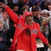 Spike Lee St John's Big East Basketball Red Starter Jacket